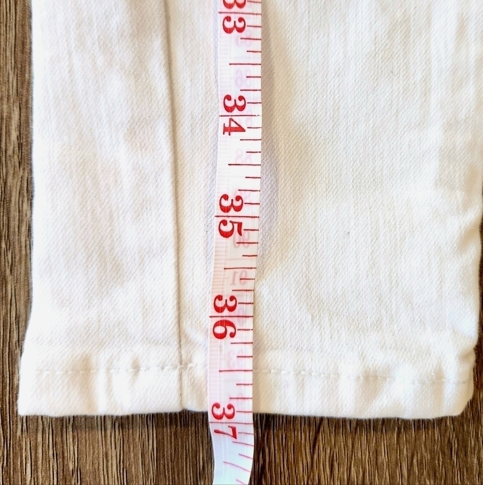 So low rise jeggings white size 7 - Picture 6 of 8